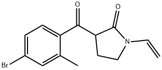 3-(4-Bromo-2-methylbenzoyl)-1-ethenyl-2-pyrrolidinone