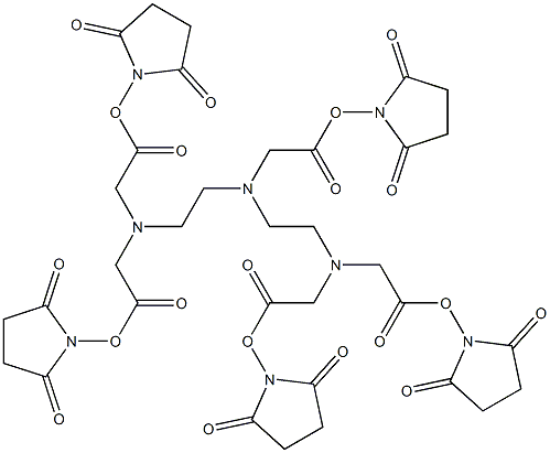 diethylenetriamine N-hydroxysuccinimide pentaester Struktur