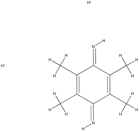 2,5-Cyclohexadiene-1,4-diimine,  2,3,5,6-tetramethyl-,  conjugate  diacid  (9CI) Struktur