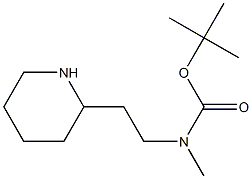 Methyl-(2-piperidin-2-yl-ethyl)-carbamic acid tert-butyl ester Struktur