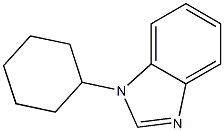 1H-Benzimidazole,1-cyclohexyl-(9CI) Struktur