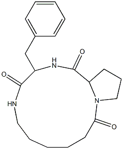 cyclo(prolylphenylalanyl-epsilon-aminocaproyl) Struktur