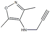 4-Isoxazolamine,3,5-dimethyl-N-2-propynyl-(9CI) Struktur