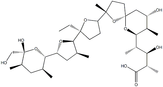 3-O-demethylmonensin A Struktur