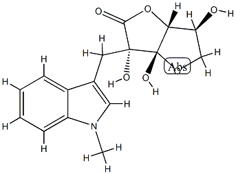 1'-methylascorbigen Struktur