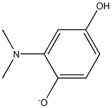 1,4-Benzenediol,  2-(dimethylamino)-,  ion(1-) Struktur