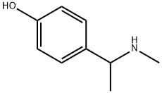 4-[1-(methylamino)ethyl]phenol Struktur