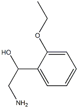 2-amino-1-(2-ethoxyphenyl)ethanol Struktur