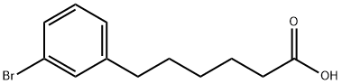 6-(3-broM-phenyl)-hexansaeure-(1) Struktur