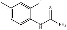 (2-fluoro-4-methylphenyl)thiourea Struktur