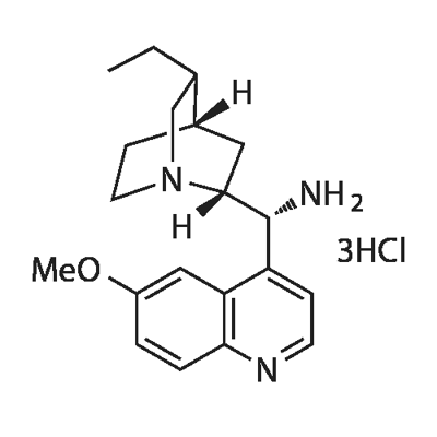 9-Amino-(9-deoxy)epi-dihydroquinidine trihydrochloride Struktur