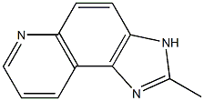 1H-Imidazo[4,5-f]quinoline,2-methyl-(9CI) Struktur