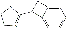 2-benzocyclobutane-4,5-dihydro-1-H-imidazole Struktur