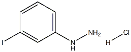 (3-iodophenyl)hydrazine hydrochloride Struktur