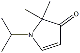 3H-Pyrrol-3-one,1,2-dihydro-2,2-dimethyl-1-(1-methylethyl)-(9CI) Struktur