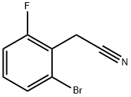 2-BroMo-6-fluorophenylacetonitrile, 96% Struktur