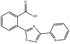 2-[3-(pyridin-2-yl)-1,2,4-oxadiazol-5-yl]benzoic acid Struktur