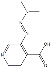 4-Pyridinecarboxylicacid,3-(3,3-dimethyl-1-triazenyl)-(9CI) Struktur