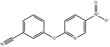 3-(5-nitropyridin-2-yloxy)benzonitrile Struktur