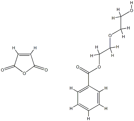 2,5-Furandione, polymer with 2,2-oxybisethanol, benzoate Struktur