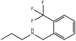 N-[2-(trifluoromethyl)benzyl]propan-1-amine Struktur