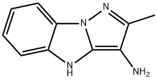 4H-Pyrazolo[1,5-a]benzimidazole,3-amino-2-methyl-(7CI,9CI) Struktur