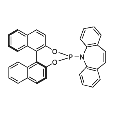 5-(11bS)-Dinaphtho[2,1-d:1′,2′-f][1,3,2]dioxaphosphepin-4-yl-5H-dibenz[b,f]azepine Struktur