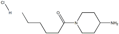 1-(4-aminopiperidin-1-yl)hexan-1-one Struktur