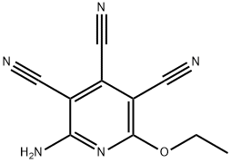 3,4,5-Pyridinetricarbonitrile,2-amino-6-ethoxy-(6CI,9CI) Struktur