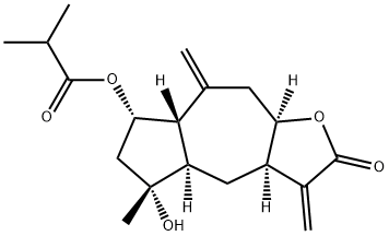 2beta-(Isobutyryloxy)florilenalin Struktur