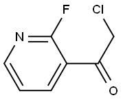 2-chloro-1-(2-fluoropyridin-3-yl)ethanone Struktur