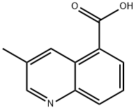 5-Quinolinecarboxylicacid,3-methyl-(9CI) Struktur