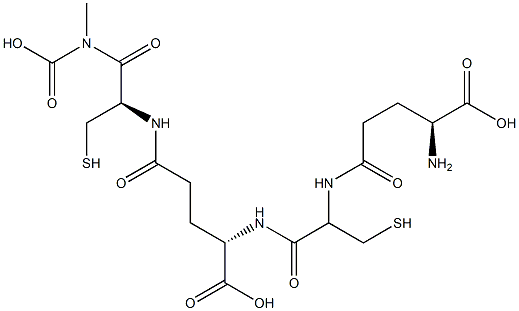 γGlu-L-Cys-γGlu-L-Cys-Gly-OH Struktur