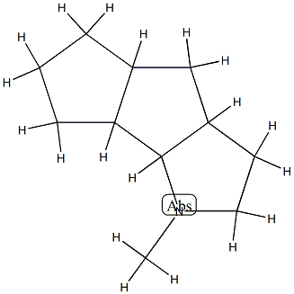 1H-Pentaleno[1,2-b]pyrrole,decahydro-1-methyl-(9CI) Struktur