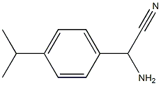 amino(4-isopropylphenyl)acetonitrile Struktur