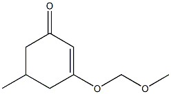 2-Cyclohexen-1-one,3-(methoxymethoxy)-5-methyl-(9CI) Struktur