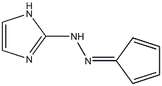 2,4-Cyclopentadien-1-one,  2-(1H-imidazol-2-yl)hydrazone Struktur