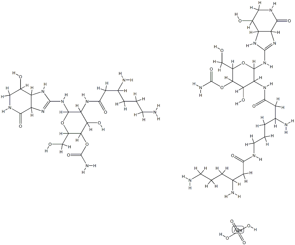 NOURSEOTHRICIN SULFATE Struktur