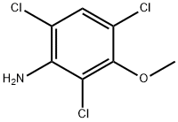 2,4,6-Trichloro-3-methoxyaniline Struktur