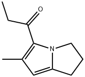 1-Propanone,1-(2,3-dihydro-6-methyl-1H-pyrrolizin-5-yl)-(9CI) Struktur