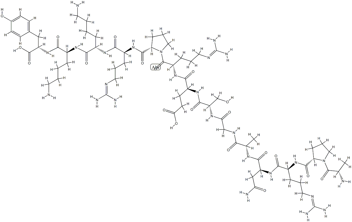 parathyroid hormone (42-55), 55-Tyr- Struktur