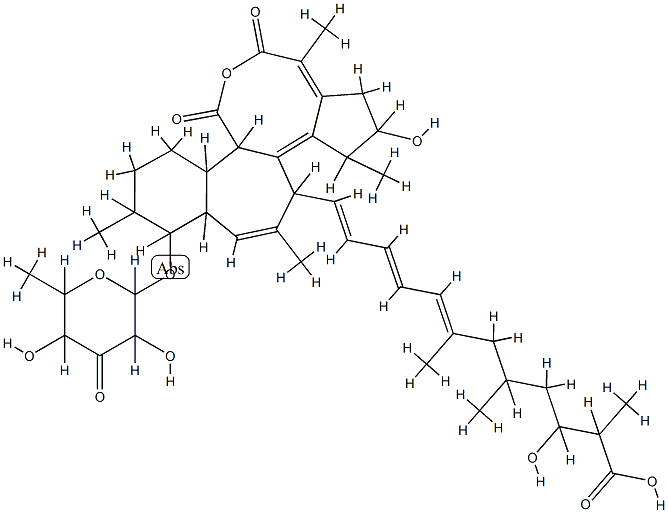 aurantinin B Struktur