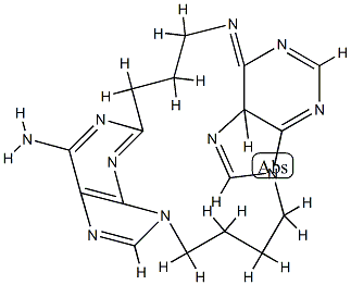 (2,9)(6,9)-purinophane Struktur