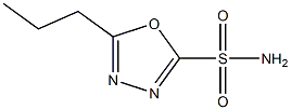 1,3,4-Oxadiazole-2-sulfonamide,5-propyl-(6CI) Struktur