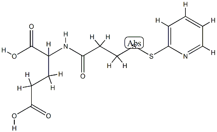 3-(2-pyridyldithio)propionyl-polyglutamic acid Struktur