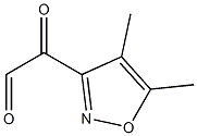 3-Isoxazoleglyoxylaldehyde4,5-dimethyl-(6CI) Struktur