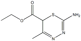 6H-1,3,4-Thiadiazine-6-carboxylicacid,2-amino-5-methyl-,ethylester(6CI,9CI) Struktur