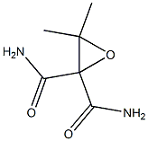 2,2-Oxiranedicarboxamide,3,3-dimethyl-(6CI) Struktur