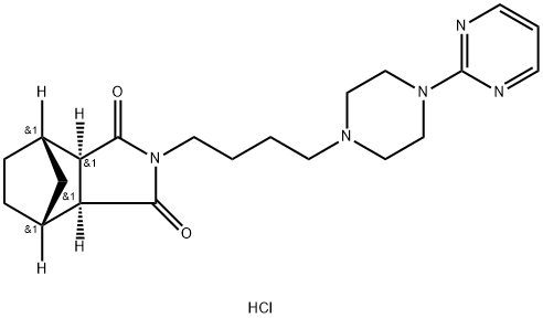 TANDOSPIRONE HCl Struktur