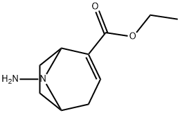 2-Nortropidinecarboxylicacid,8-amino-,ethylester(6CI) Struktur